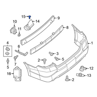 Nissan OE - Bumper Cover Reinforcement Beam Clip