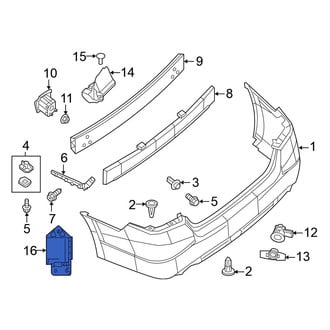 Nissan OE - Rear Right Blind Spot Detection System Warning Sensor