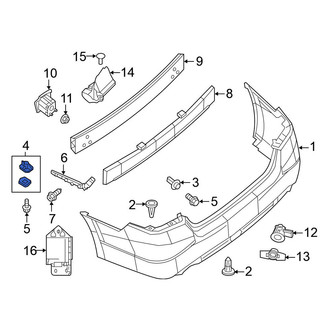 Nissan OE - Bumper Cover Grommet