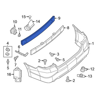 Nissan OE - Rear Bumper Impact Bar