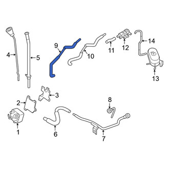 Nissan OE - Engine Coolant Pipe