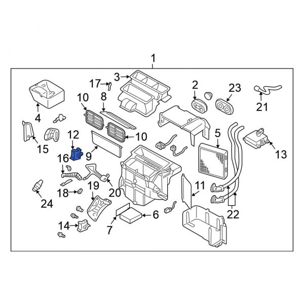 HVAC Air Inlet Door Actuator