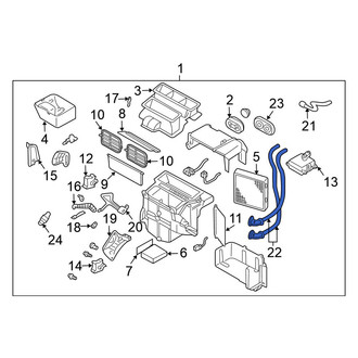 Nissan OE - HVAC Heater Hose