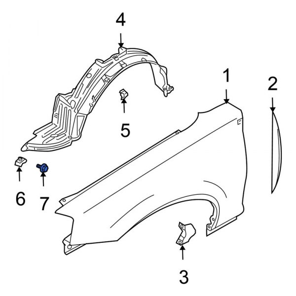 Fender Liner Retainer