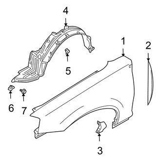Nissan OE - Fender & Components