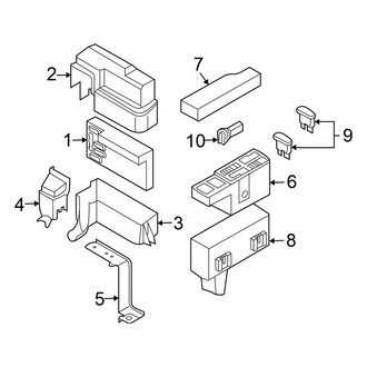 Nissan OE - Electrical Components (Engine Compartment, Fuse Box)