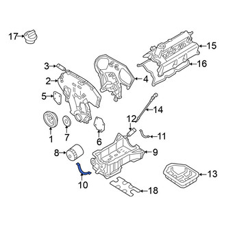 Nissan OE - Front Engine Oil Pan Gasket