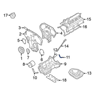 Nissan OE - Rear Engine Oil Pan Gasket