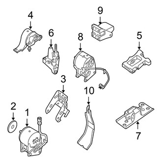 Nissan OE - Engine / Transaxle - Engine & Transmission Mounting