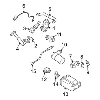 Nissan OE - Emission System - Emission Components