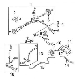 2005 Nissan Maxima OEM Steering Parts | Fluids, Pumps — CARiD.com