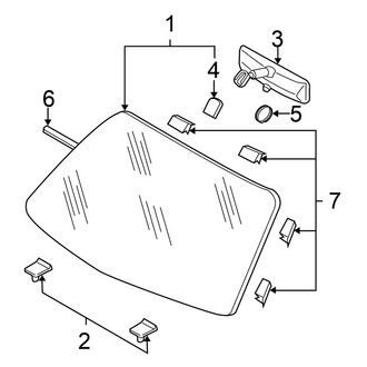 Nissan OE - Windshield - Glass
