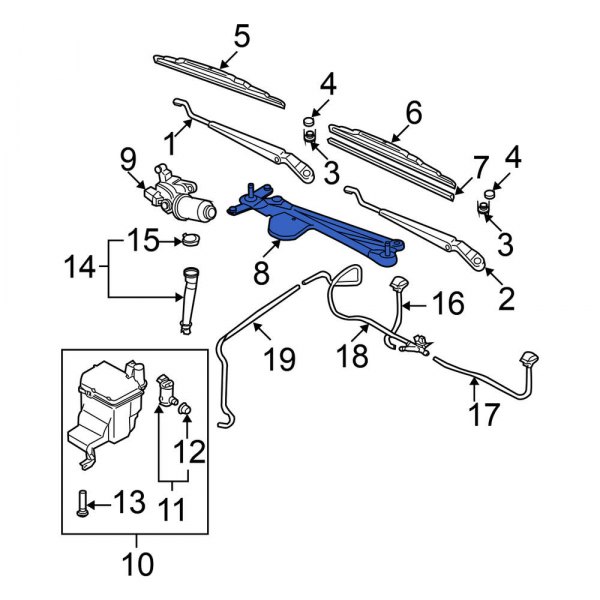 Windshield Wiper Linkage