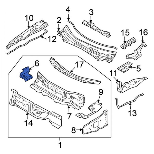 Cowl Cover Bracket