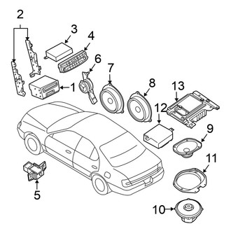 Nissan OE - Instrument Panel - Sound System