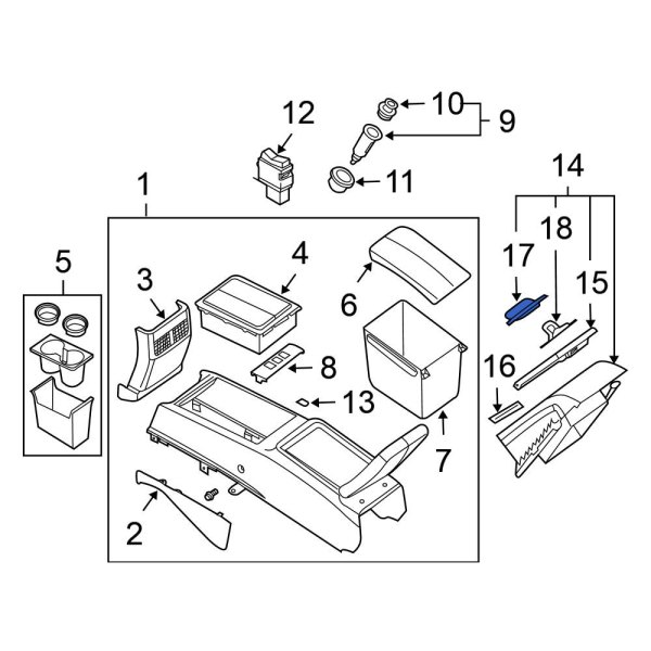 Center Console Latch