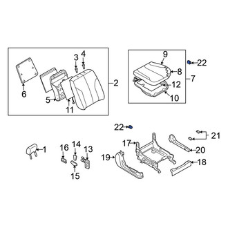 Nissan OE - Front Right Forward Seat Track Cover