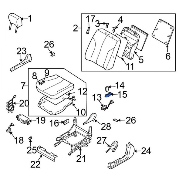 Seat Adjustment Knob