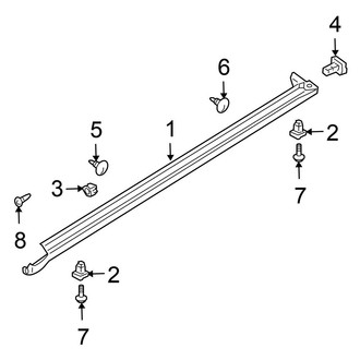 Nissan OE - Pillars, Rocker & Floor - Exterior Trim