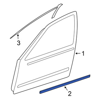 Nissan OE - Front Left Body Trim Molding