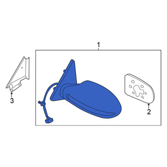 Nissan OE - Front Left Door Mirror