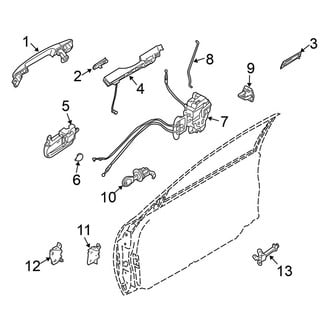 Nissan OE - Front Door - Lock & Hardware