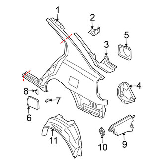 Nissan OE - Quarter Panel & Components