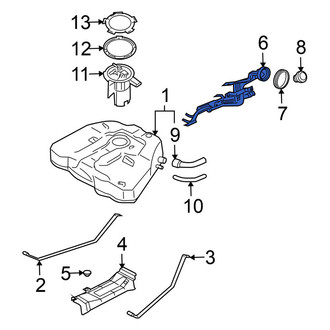 Nissan OE - Lower Fuel Tank Filler Neck