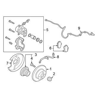 Nissan OE - Rear Suspension - Brake Components