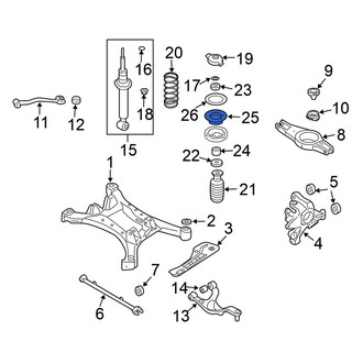 Nissan OE - Rear Suspension Shock Absorber Mount