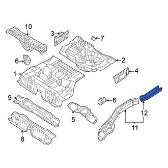 Nissan OE - Rear Right Floor Extension