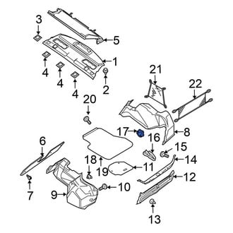 Nissan OE - Rear Tie Down Hook