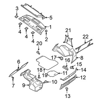 Nissan OE - Rear Body & Floor - Interior Trim