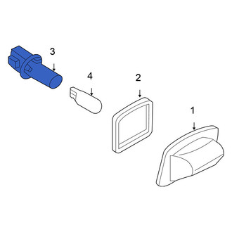 Nissan OE - Rear License Plate Light Socket
