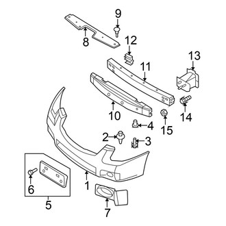 Nissan OE - Front Bumper - Bumper & Components