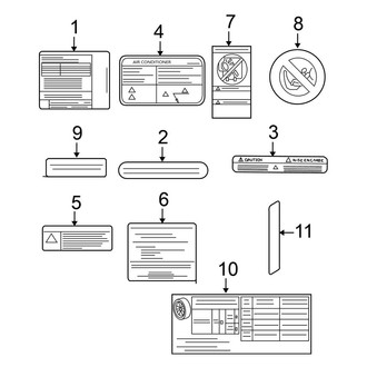 Nissan OE - Information Labels - Labels