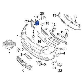 Nissan OE - Front Left Bumper Impact Bar Bracket