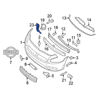 Nissan OE - Left Bumper Cover Reinforcement