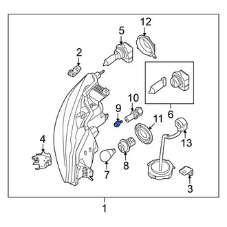 Nissan OE - Side Marker Light Bulb