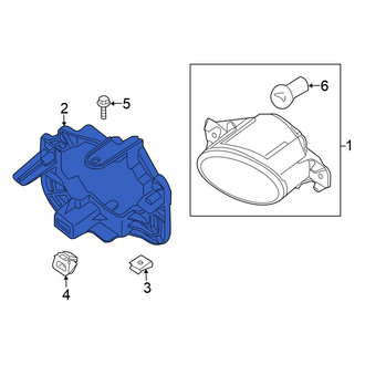 Nissan OE - Front Left Fog Light Bracket