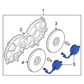 Nissan OE - Engine Cooling Fan Motor