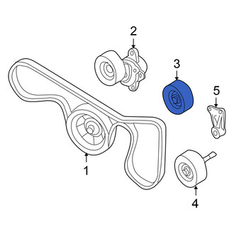 Nissan OE - Right Accessory Drive Belt Idler Pulley