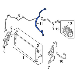 Nissan OE - Rear A/C Refrigerant Hose
