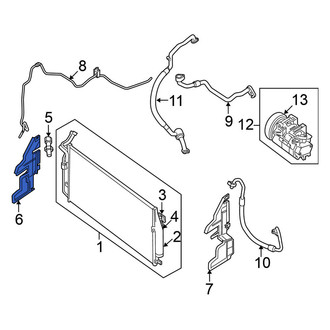 Nissan OE - Right A/C Condenser Seal