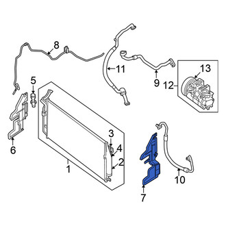 Nissan OE - Left A/C Condenser Seal