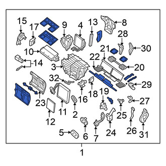 Nissan OE - HVAC Unit Case Assembly