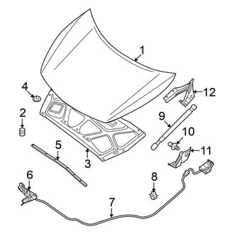 Nissan OE - Hood & Components