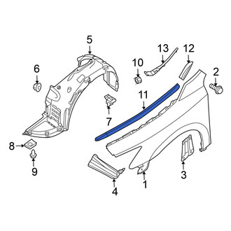 Nissan OE - Right Fender Seal
