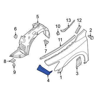 Nissan OE - Left Fender Brace