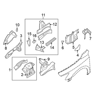 Nissan OE - Fender - Structural Components & Rails
